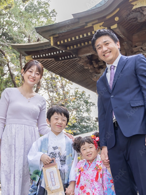 七五三や記念日のイメージ